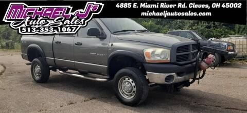 2006 Dodge Ram 2500 for sale at MICHAEL J'S AUTO SALES in Cleves OH