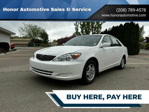 2002 Toyota Camry for sale at Honor Automotive Sales & Service in Nampa ID