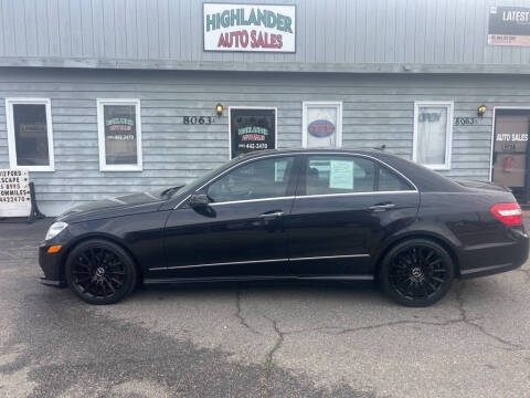 2013 Mercedes-Benz E-Class for sale at Highlander Auto Sales in Mechanicsville VA