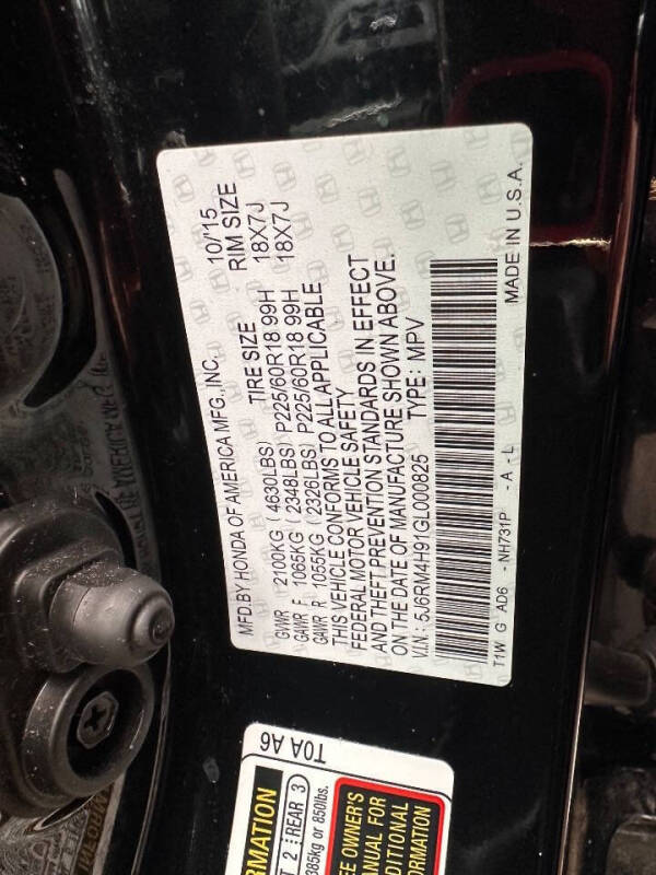 2016 Honda CR-V Touring