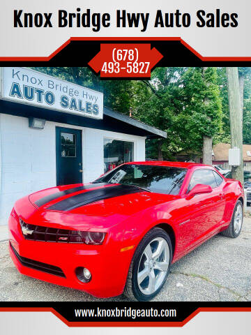 2010 Chevrolet Camaro for sale at Knox Bridge Hwy Auto Sales in Canton GA