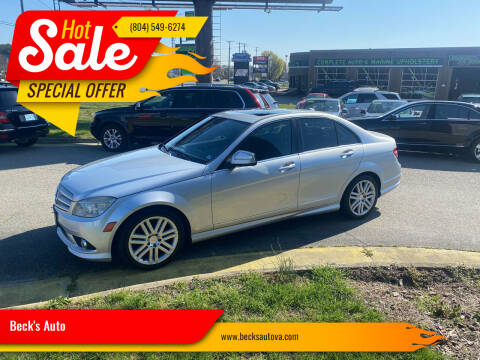 2009 Mercedes-Benz C-Class for sale at Beck's Auto in Chesterfield VA