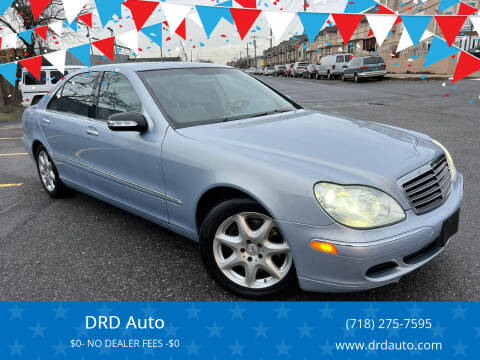 2003 Mercedes-Benz S-Class for sale at DRD Auto in Brooklyn NY
