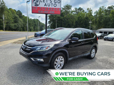 2015 Honda CR-V for sale at Let's Go Auto in Florence SC