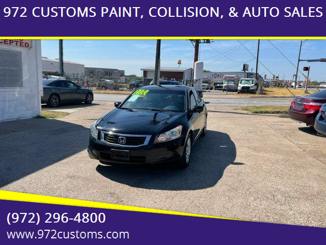 2009 Honda Accord for sale at 972 CUSTOMS PAINT, COLLISION, & AUTO SALES in Duncanville TX