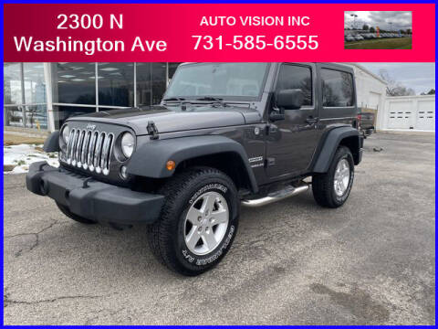 2014 Jeep Wrangler for sale at Auto Vision Inc. in Brownsville TN