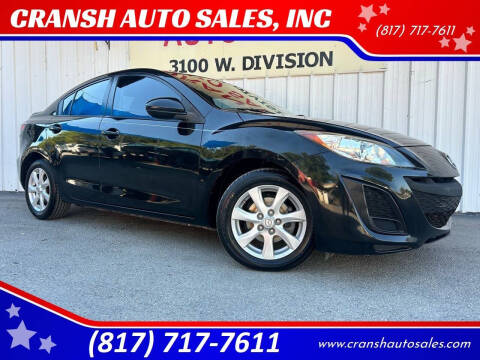 2011 Mazda MAZDA3 for sale at CRANSH AUTO SALES, INC in Arlington TX