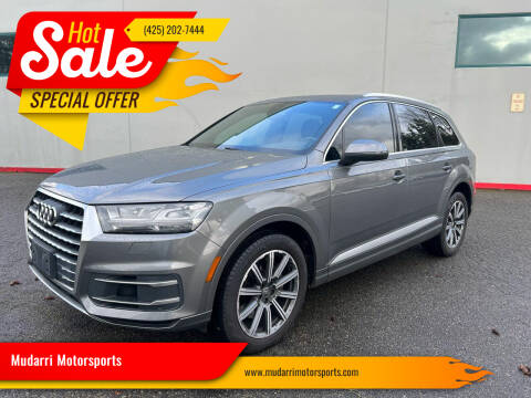 2017 Audi Q7 for sale at Mudarri Motorsports in Kirkland WA