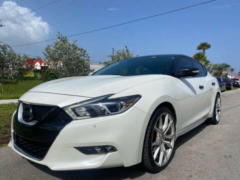 2016 Nissan Maxima for sale at GCR MOTORSPORTS in Hollywood FL