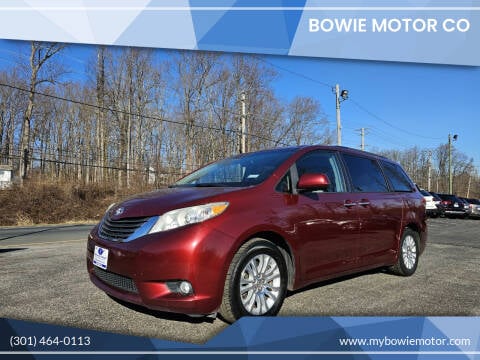 2013 Toyota Sienna for sale at Bowie Motor Co in Bowie MD