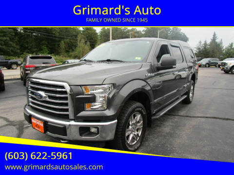 2016 Ford F-150 for sale at Grimard's Auto in Hooksett NH