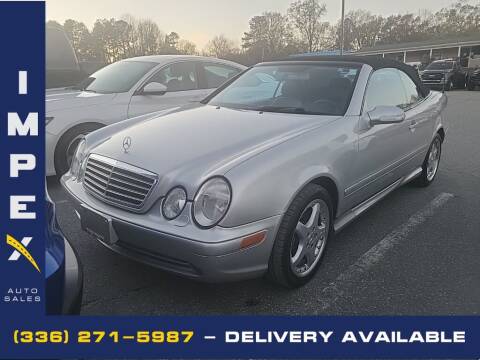 2002 Mercedes-Benz CLK for sale at Impex Auto Sales in Greensboro NC