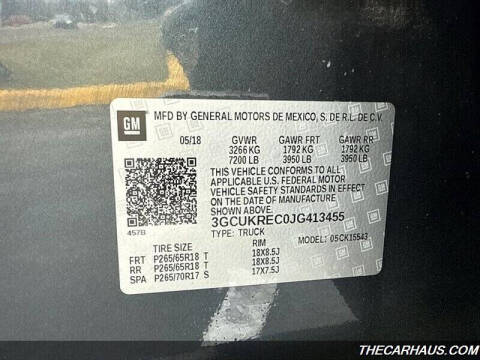 2018 Chevrolet Silverado 1500