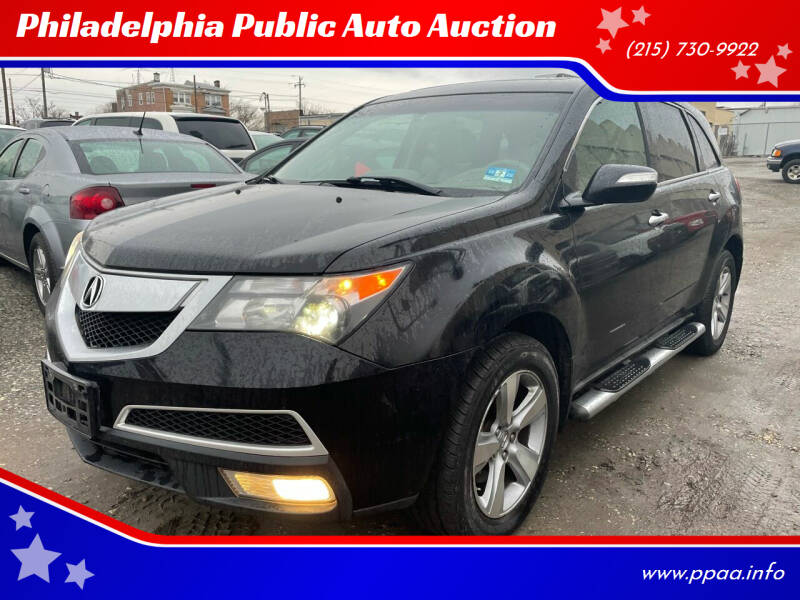 2010 Acura MDX for sale at Philadelphia Public Auto Auction in Philadelphia PA