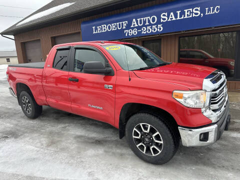 2016 Toyota Tundra for sale at LeBoeuf Auto Sales in Waterford PA