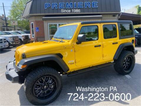 2019 Jeep Wrangler Unlimited for sale at Premiere Auto Sales in Washington PA