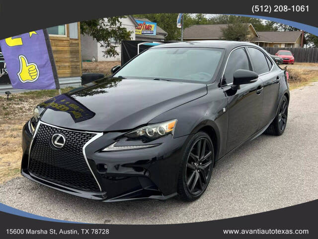 2014 Lexus IS 250 for sale at Avanti Auto Sales in Austin, TX