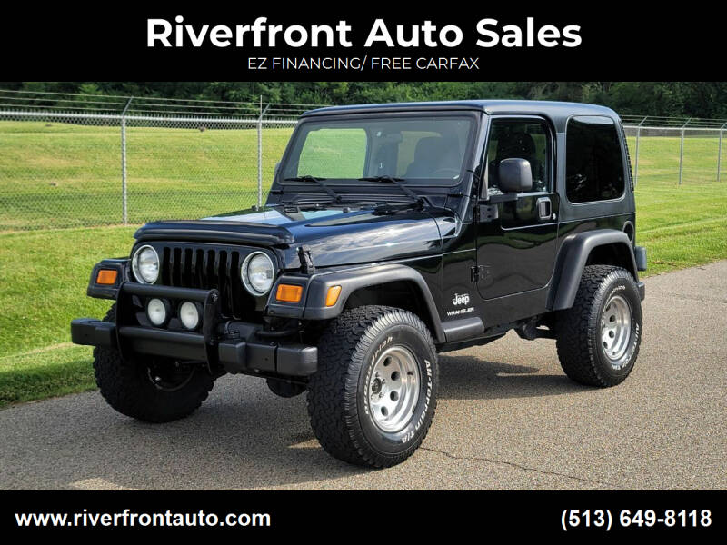 2003 Jeep Wrangler for sale at Riverfront Auto Sales in Middletown OH