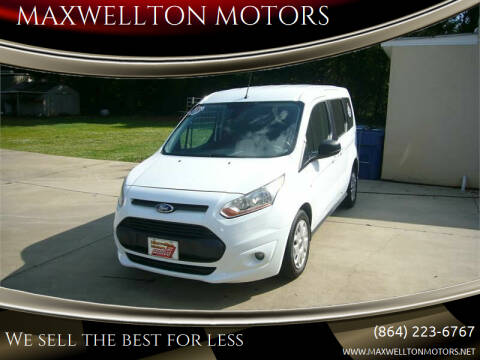 2016 Ford Transit Connect for sale at MAXWELLTON MOTORS in Greenwood SC