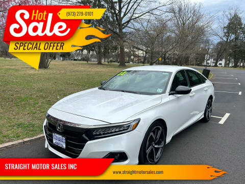 2022 Honda Accord for sale at STRAIGHT MOTOR SALES INC in Paterson NJ