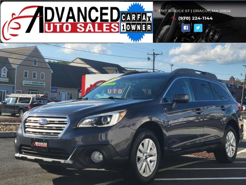 2015 Subaru Outback for sale at Advanced Auto Sales in Dracut MA