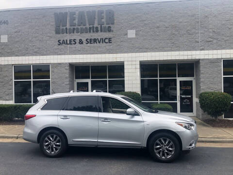2015 Infiniti QX60 for sale at Weaver Motorsports Inc in Cary NC