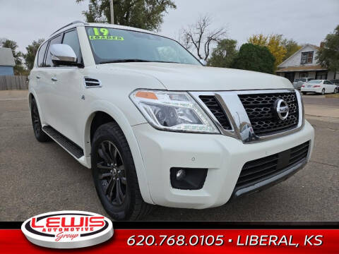 2019 Nissan Armada for sale at Lewis Chevrolet of Liberal in Liberal KS