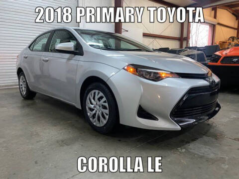 2018 Toyota Corolla for sale at PRIMARY AUTO GROUP Jeep Wrangler Hummer Argo Sherp in Dawsonville GA