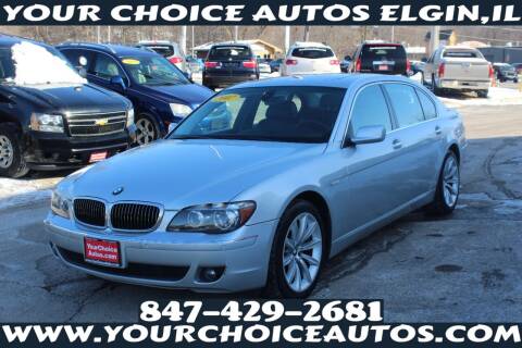 2007 BMW 7 Series for sale at Your Choice Autos - Elgin in Elgin IL