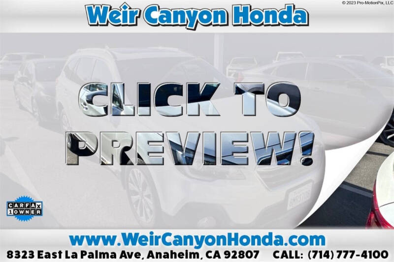 2019 Subaru Outback 3.6R Touring