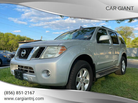 2009 Nissan Pathfinder for sale at Car Giant in Pennsville NJ