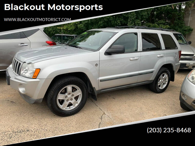 2007 Jeep Grand Cherokee for sale at Blackout Motorsports in Meriden CT