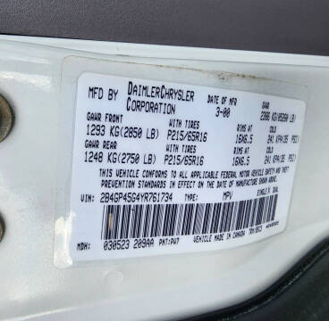 2000 Dodge Caravan SE