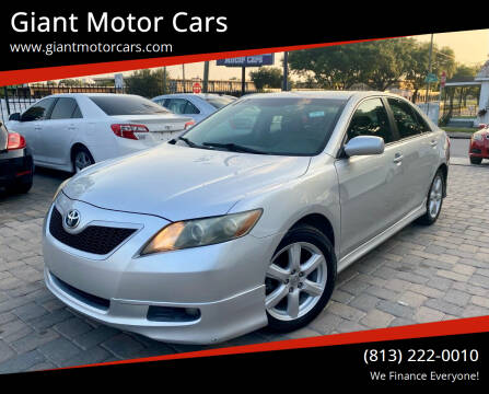 2008 Toyota Camry for sale at Giant Motor Cars in Tampa FL
