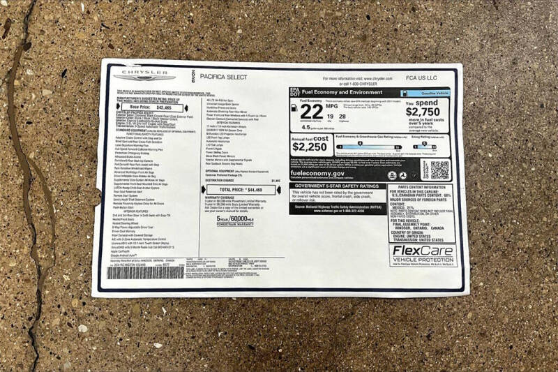 2026 Chrysler Pacifica Select