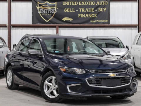 2016 Chevrolet Malibu for sale at United Exotic Auto in Houston TX