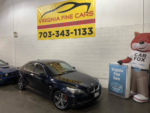 2010 BMW 5 Series for sale at Virginia Fine Cars in Chantilly VA