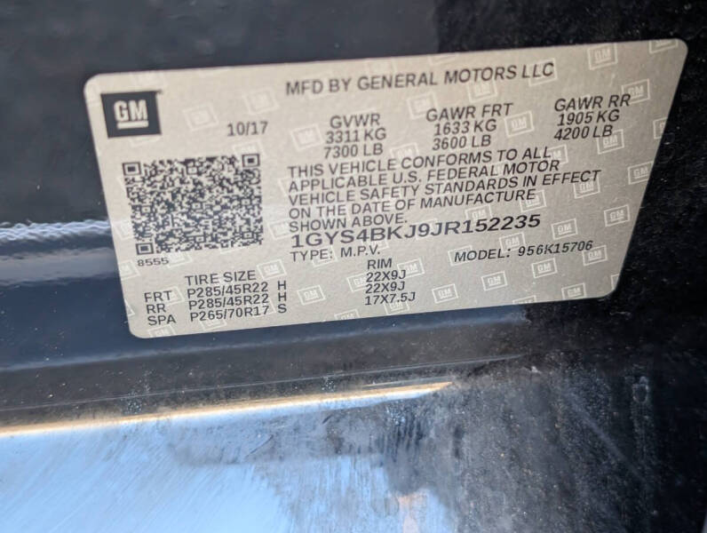 2018 Cadillac Escalade Luxury