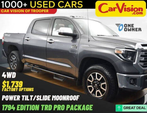 2019 Toyota Tundra for sale at Car Vision of Trooper in Norristown PA
