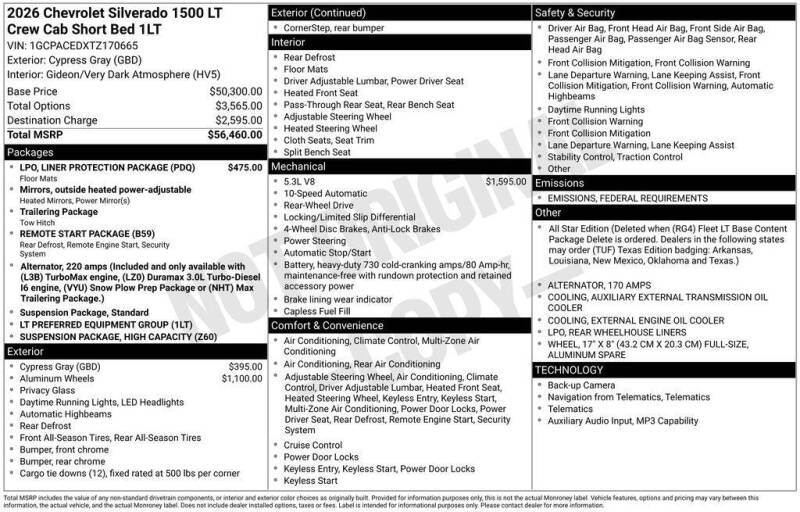 2026 Chevrolet Silverado 1500