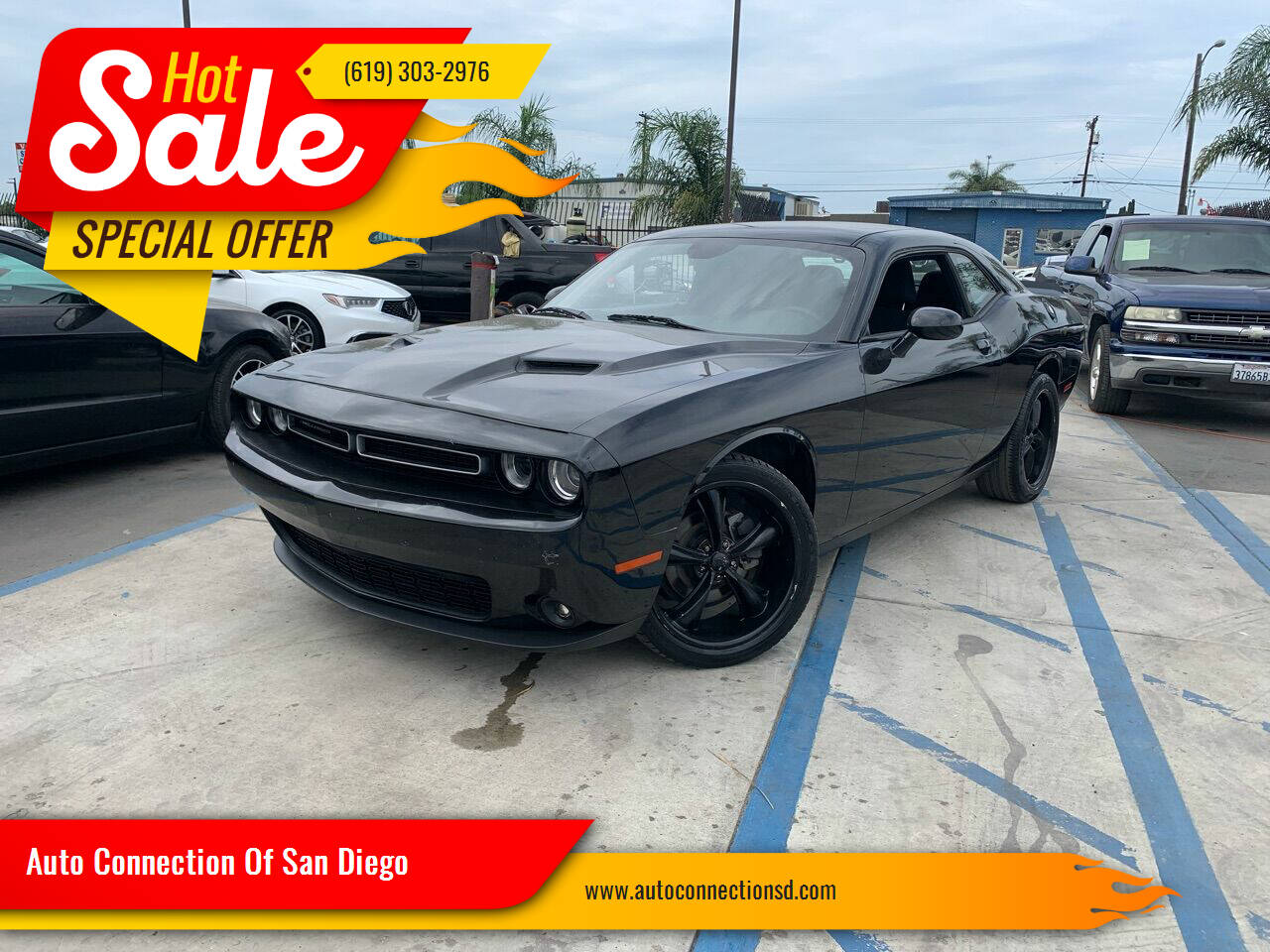 Black 2016 Dodge Challenger SXT Plus SXT Plus 2dr Coupe 1