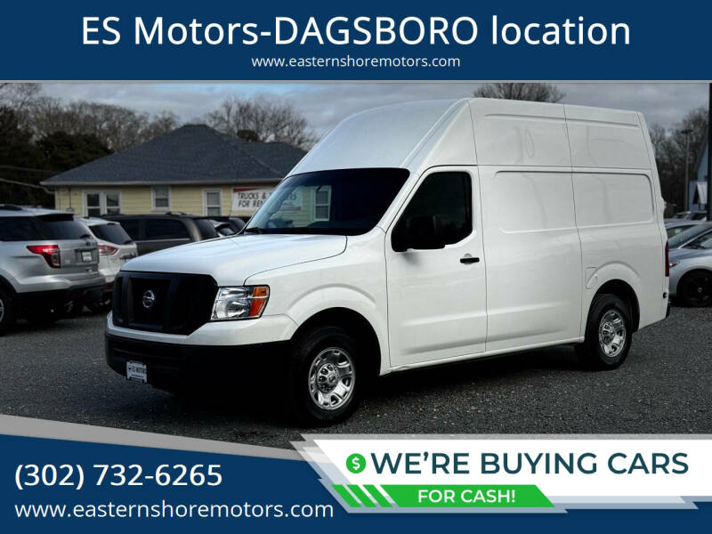 2020 Nissan NV for sale at ES Motors-DAGSBORO location in Dagsboro DE