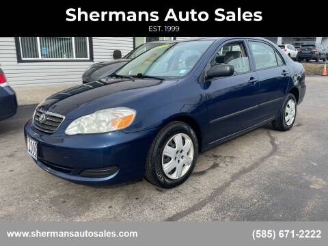 2008 Toyota Corolla for sale at Shermans Auto Sales in Webster NY