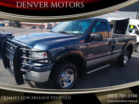 2006 Ford F-250 Super Duty for sale at DENVER MOTORS in Englewood CO