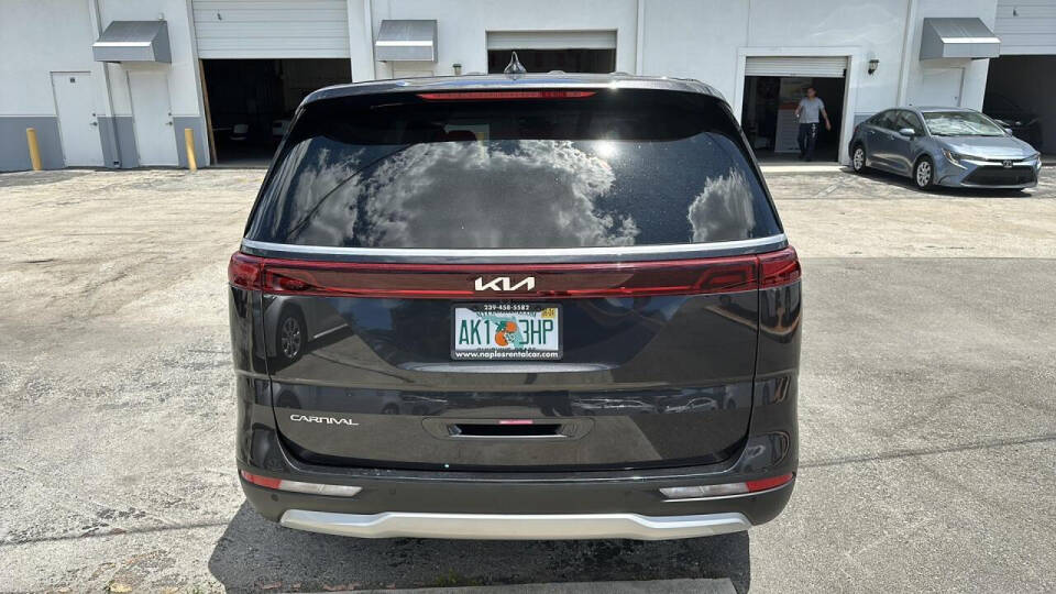 2024 Kia Carnival for sale at The Rock Fleet MGMT LLC in Naples, FL