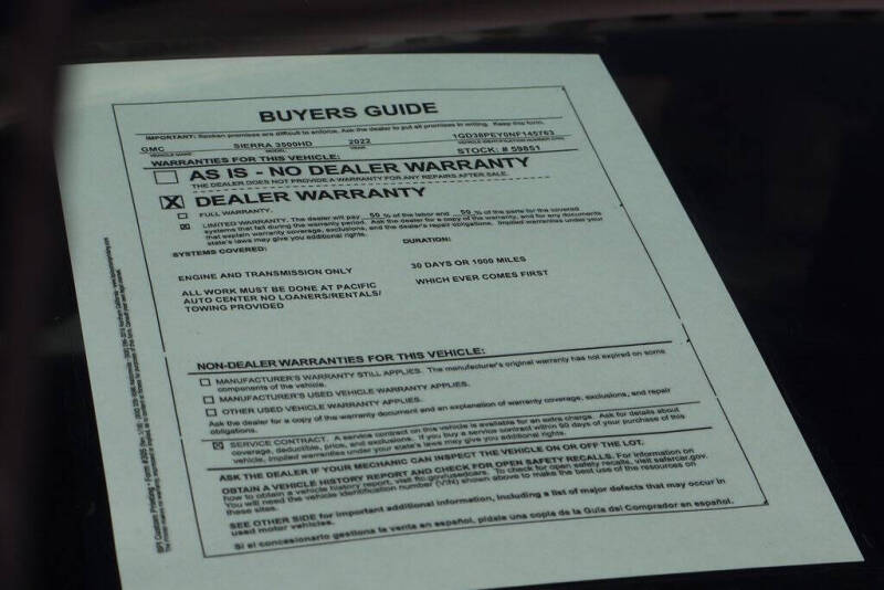 2022 GMC Sierra 3500HD