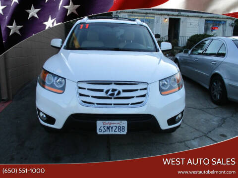 2011 Hyundai Santa Fe for sale at West Auto Sales in Belmont CA