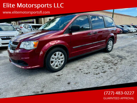 2015 Dodge Grand Caravan for sale at Elite Motorsports LLC in Saint Petersburg FL