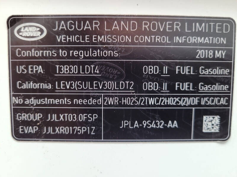 2018 Land Rover Range Rover