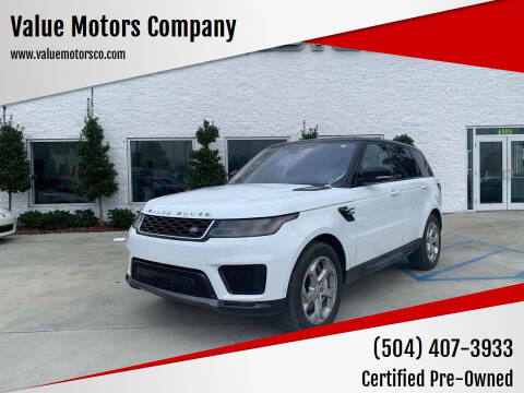 2019 Land Rover Range Rover Sport for sale at Value Motors Company in Marrero LA